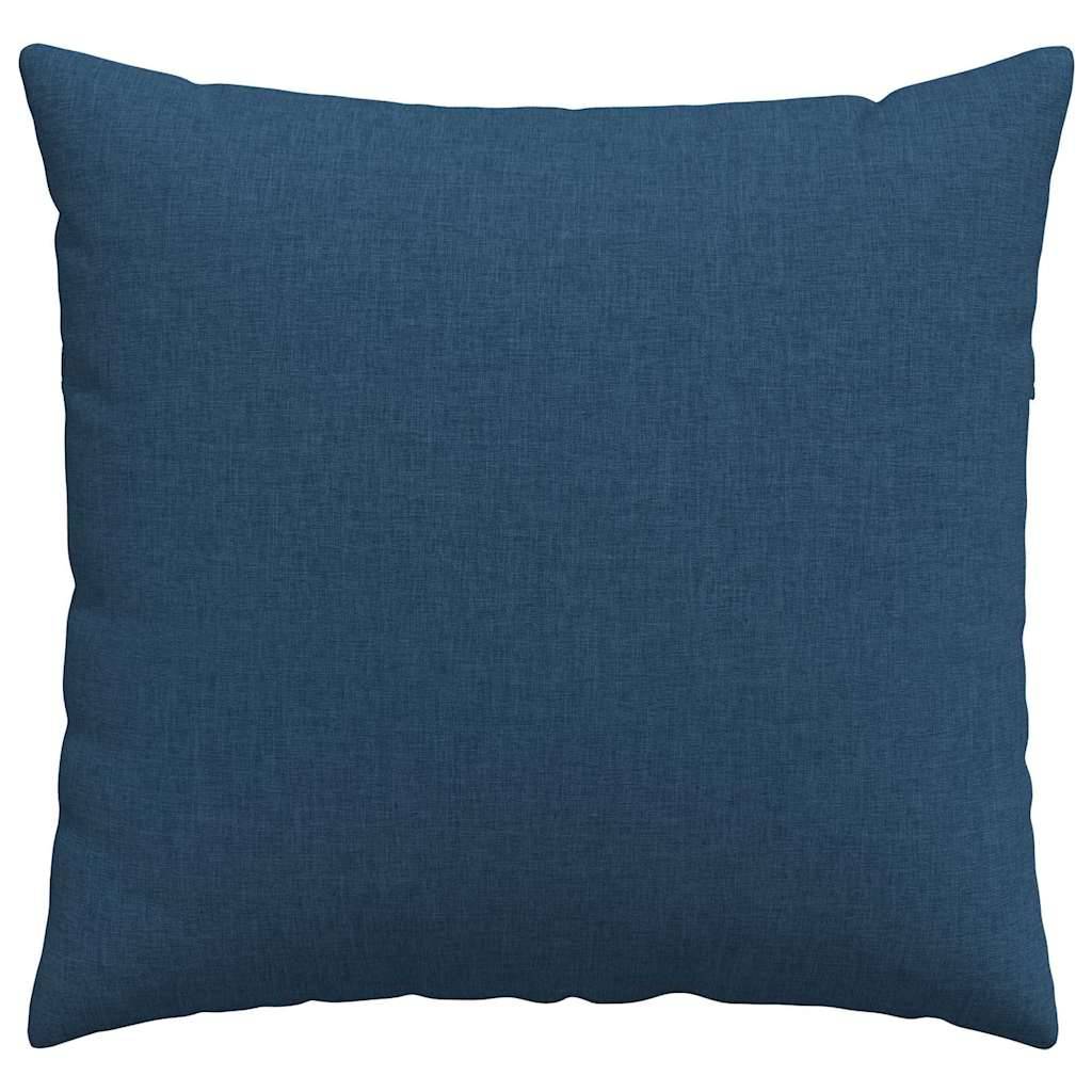 Set de 2 Coussins Carrés en Tissu Déhoussables pour Canapé Fauteuil Décoration Bleu 50x50 cm – ComfortXL Outdoor Living - Imagen 6