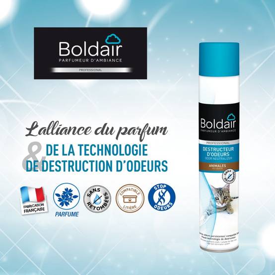 Destructeur d'odeurs animales 500 ml BOLDAIR - Image 4