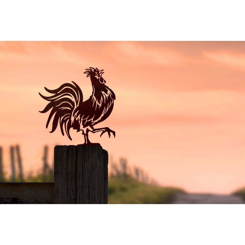 Metalbird - Oiseau sur pique coq gaulois emblème de la France Metalbird - Imagen 3