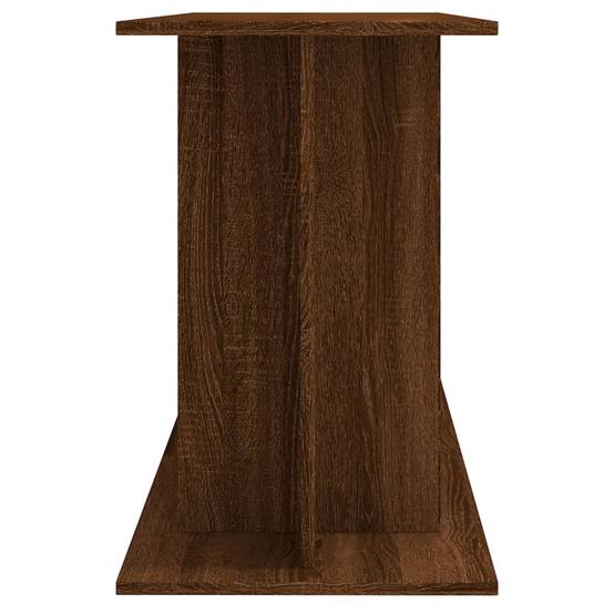 Meuble pour Aquarium Bois d'Ingénierie pour Salon avec Rangement 120x40x60 cm Chêne Marron - ComfortXL Outdoor Living - Image 5