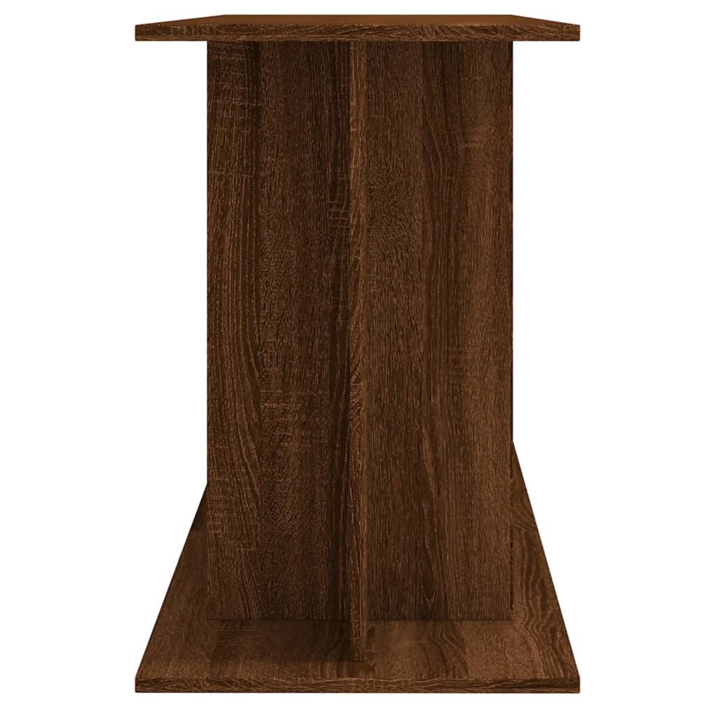 Meuble pour Aquarium Bois d'Ingénierie pour Salon avec Rangement 120x40x60 cm Chêne Marron - ComfortXL Outdoor Living - Image 5