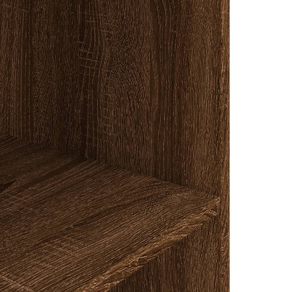 Meuble pour Aquarium Bois d'Ingénierie pour Salon avec Rangement 120x40x60 cm Chêne Marron - ComfortXL Outdoor Living - Image 6