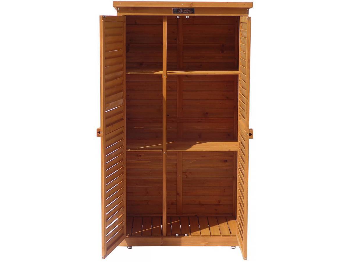 Habitat Et Jardin - Armoire De Jardin "space" - 87 X 46.5 X 160 Cm - Marron -habitat Et Jardin - Imagen 3
