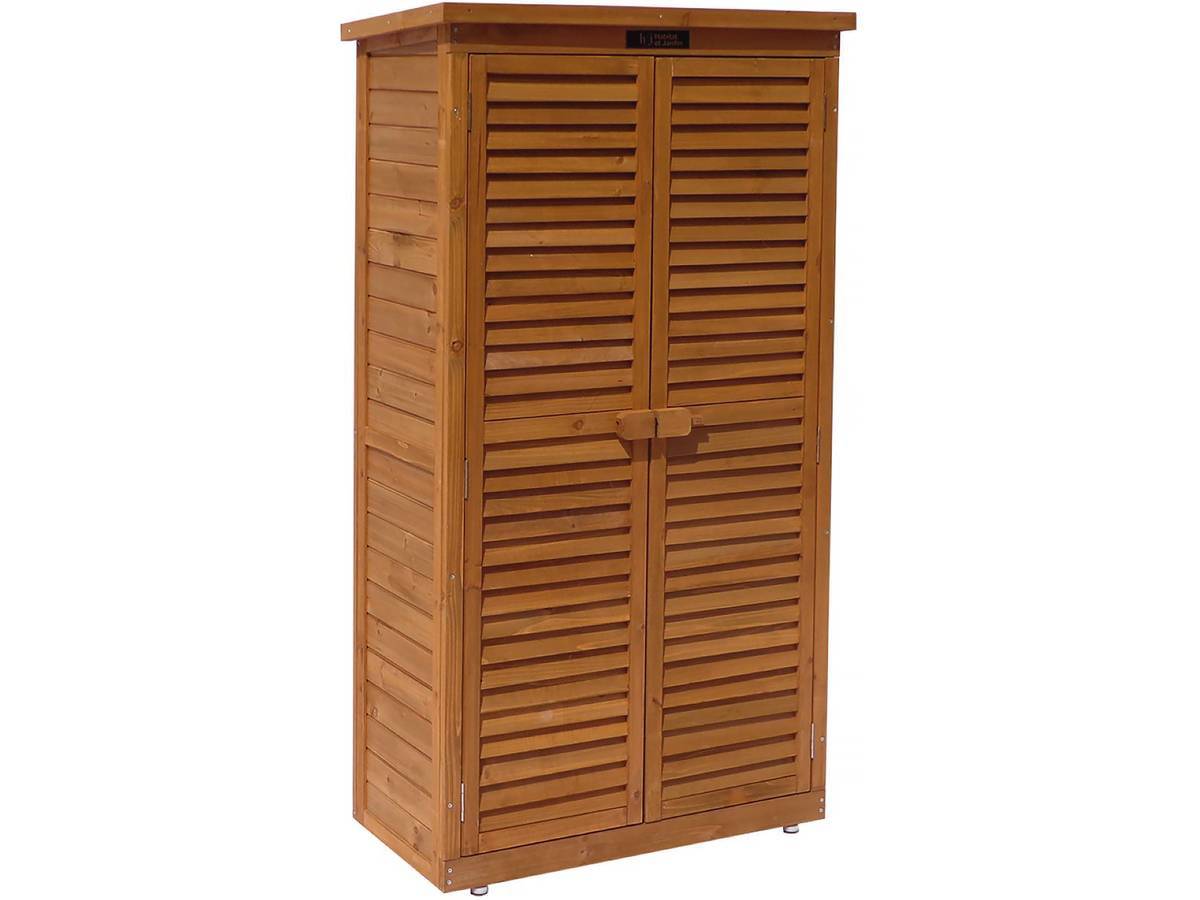 Habitat Et Jardin - Armoire De Jardin "space" - 87 X 46.5 X 160 Cm - Marron -habitat Et Jardin - Imagen 1