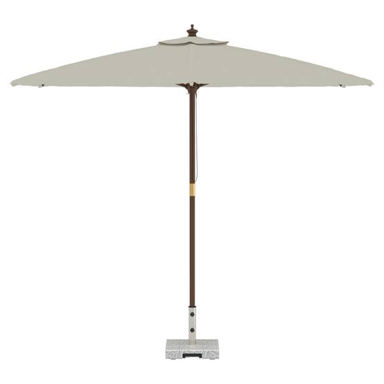 Base de Parasol - Support de Parasol à roulettes avec poignée granit gris 29 kg carrée - Image 3