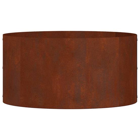 Lot de 5 Entourages d'Arbre Acier Patiné Effet Rouille pour Jardin Ø 40x20 cm Marron - ComfortXL Outdoor Living - Image 3