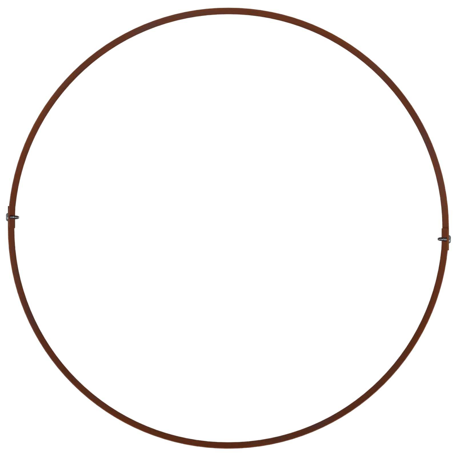 Lot de 5 Entourages d'Arbre Acier Patiné Effet Rouille pour Jardin Ø 40x20 cm Marron - ComfortXL Outdoor Living - Image 4