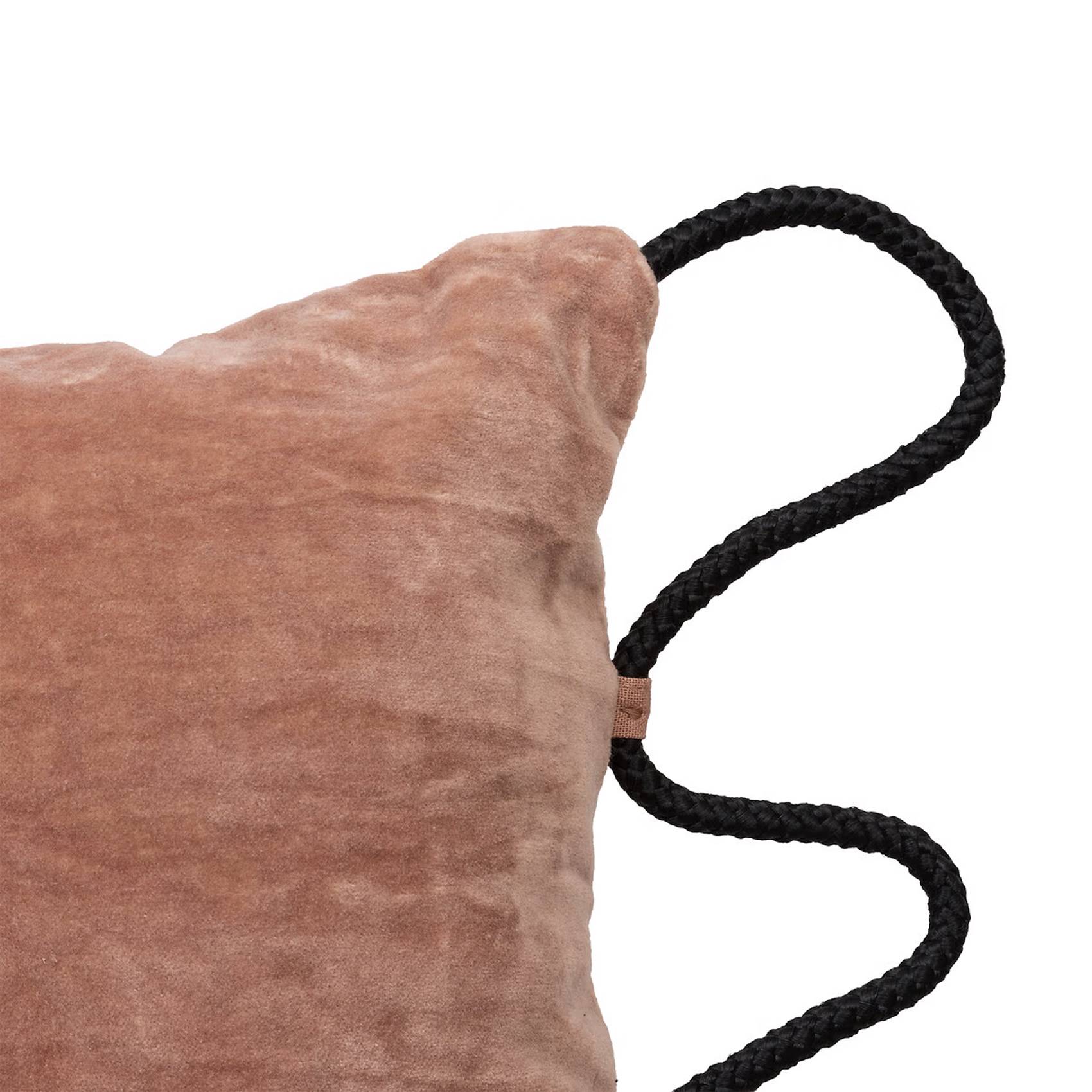 Atmosphera - Coussin velours avec corde - ATMOSPHERA - Imagen 2