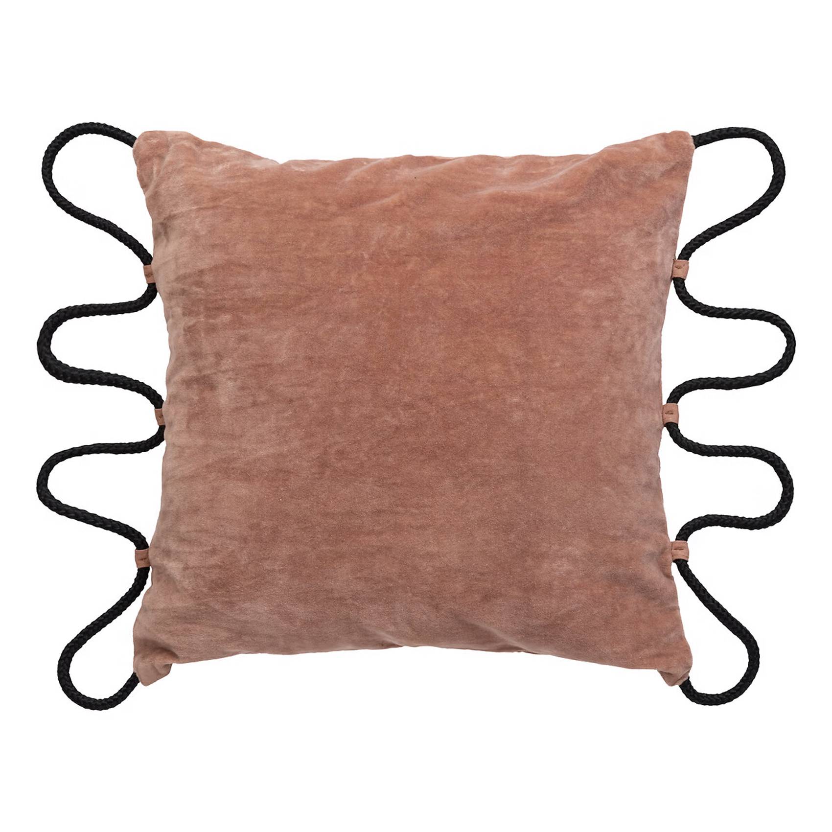 Atmosphera - Coussin velours avec corde - ATMOSPHERA - Imagen 1