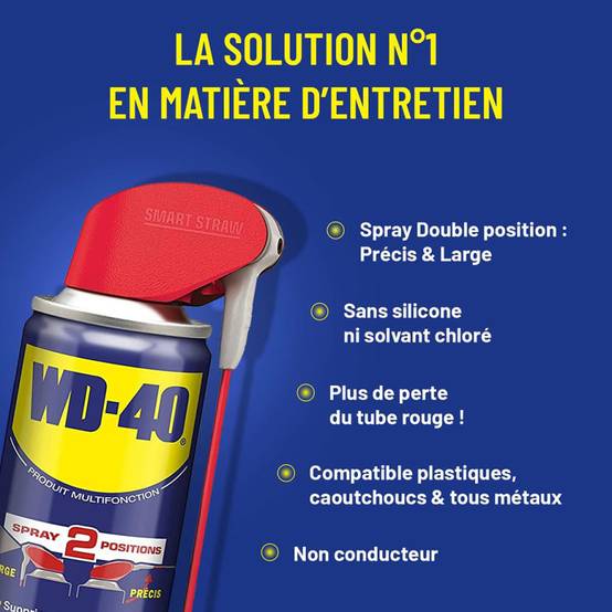 WD-40 Pack de 6 Produits Multifonction Spray Double Position 500ml - Image 4