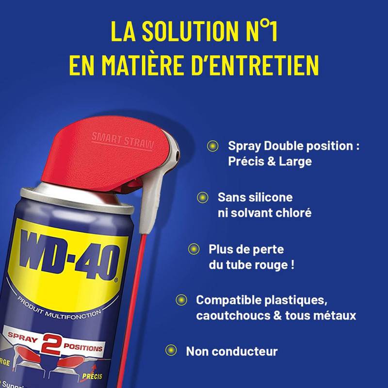 WD-40 Pack de 6 Produits Multifonction Spray Double Position 500ml - Image 4