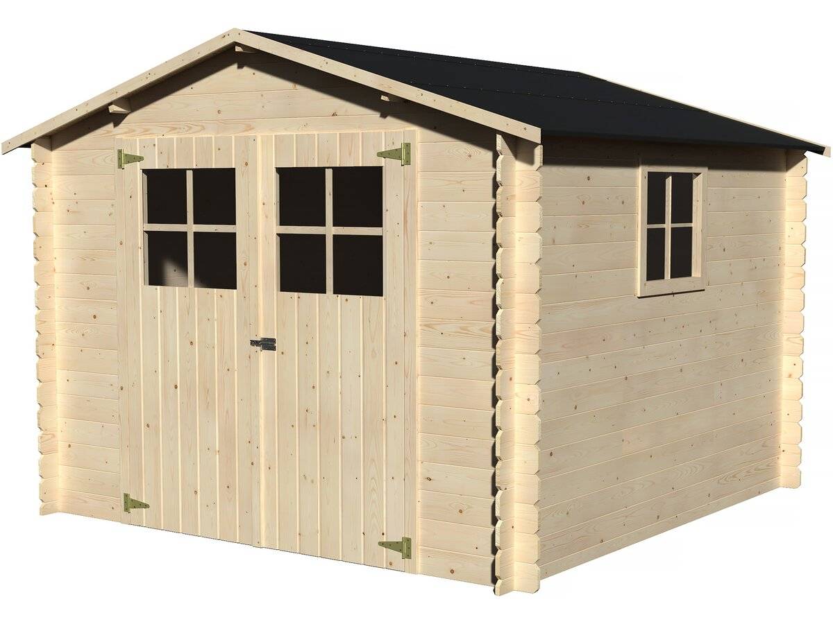 Habitat Et Jardin - Abri Jardin Bois "mirama" - 7.70 M² - 2.83 X 2.72 X 2.10 M - 19 Mm -decor Et Jardin