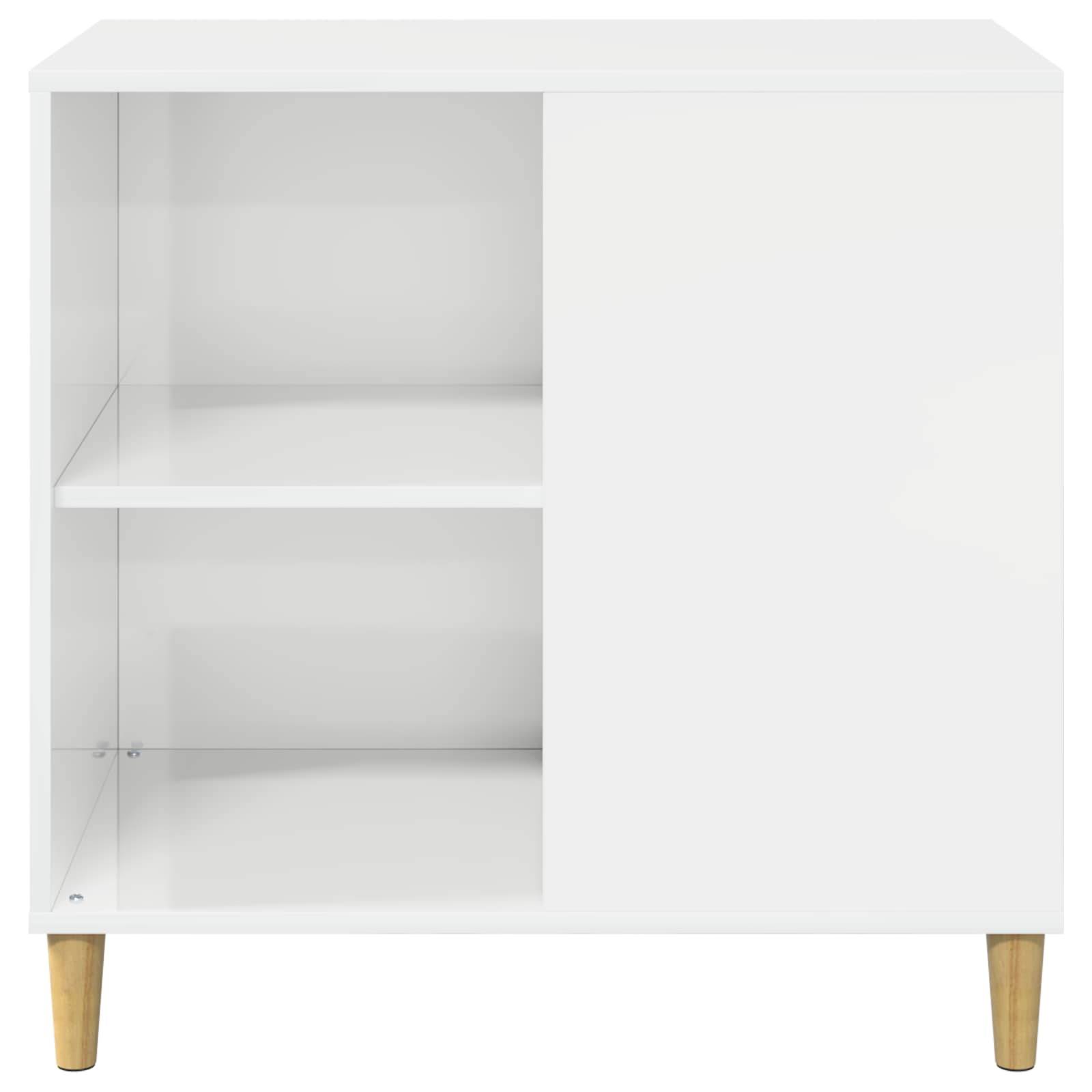 Vidaxl - Maison pour chat Blanc Brillant 72 x 42.5 x 70 cm vidaXL 8000684 - Image 7