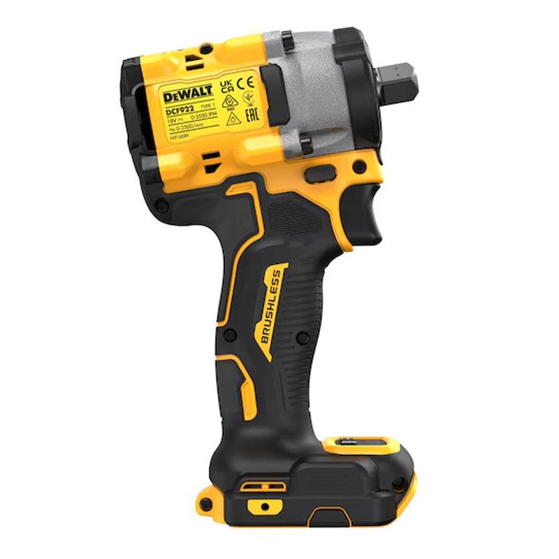 Dewalt - Boulonneuse à chocs 1/2'' 18V XR BRUSHLESS (sans batterie ni chargeur) + coffret T-STAK - DEWALT - DCF922NT-XJ - Imagen 5