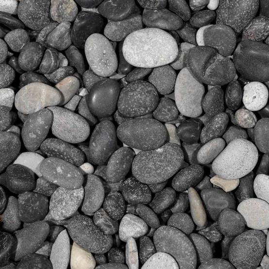 Galet Calcaire Gris / Noir 16-25 mm - Lot de 15 sacs de 20 kg (4,5 m²) - RO'MA NATURE
