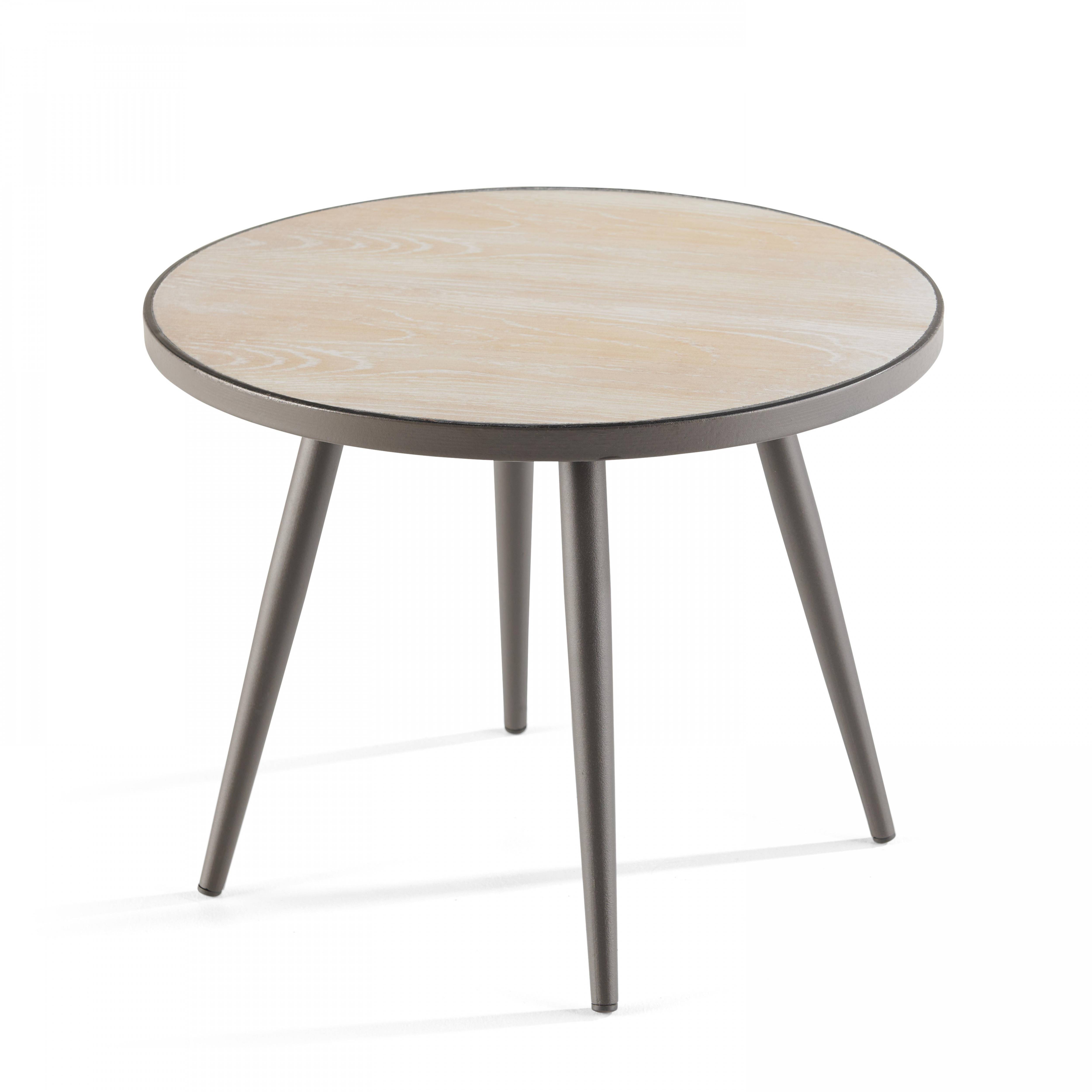 Oviala - Table basse de jardin ronde plateau en céramique Tivoli - Oviala - Imagen 1