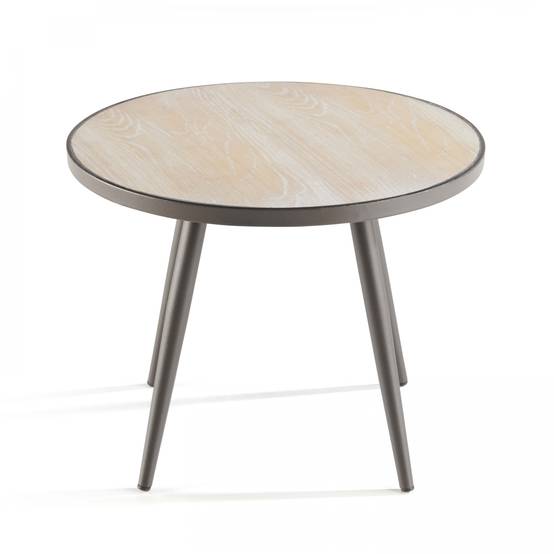 Oviala - Table basse de jardin ronde plateau en céramique Tivoli - Oviala - Imagen 2