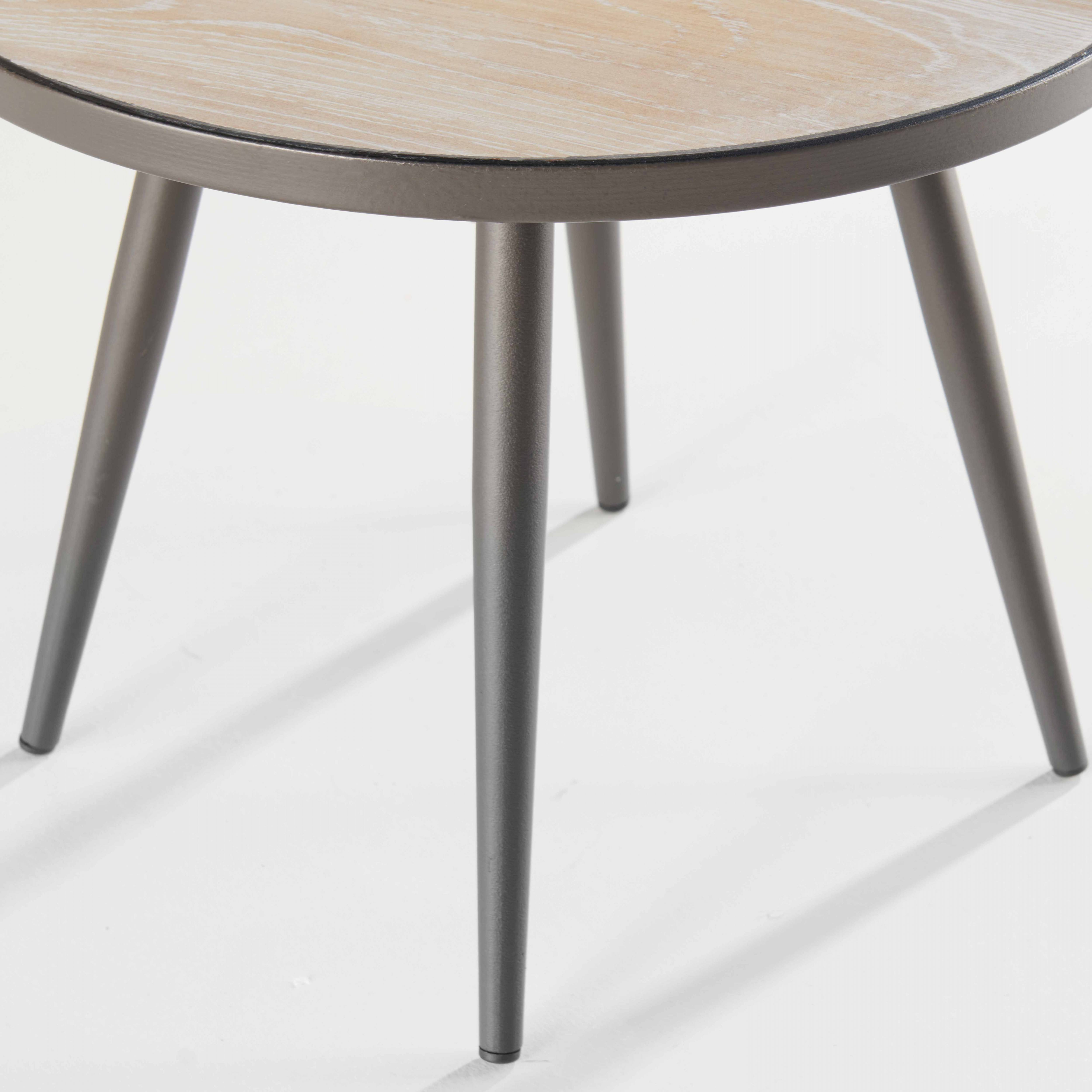 Oviala - Table basse de jardin ronde plateau en céramique Tivoli - Oviala - Imagen 5