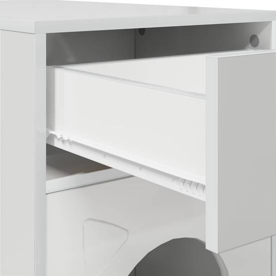 Grande Maison Chat Brillant Repos Blanc 72cm pour Grand Chat Hygiène - ComfortXL Outdoor Living - Image 9