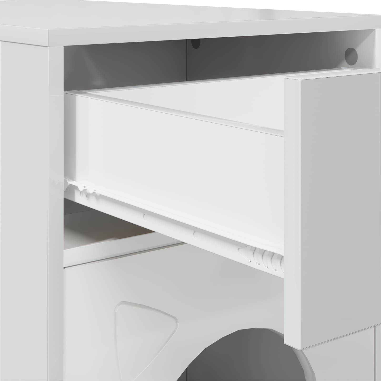 Grande Maison Chat Brillant Repos Blanc 72cm pour Grand Chat Hygiène - ComfortXL Outdoor Living - Image 9