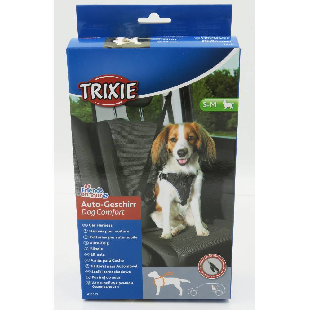 Trixie - Trixie - Harnais pour voiture Dog Confort S-M pour chien - Imagen 4