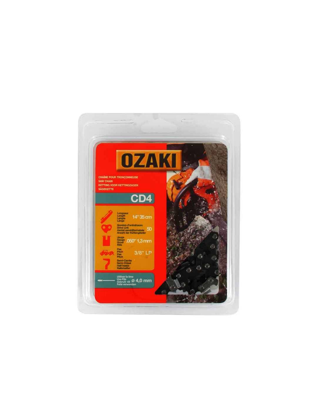 Ozaki - Cadena de motosierra OZAKI semi cuadrada: .3/8"LP .050 (1,3mm) 50 conductores OZAKI - Imagen 2