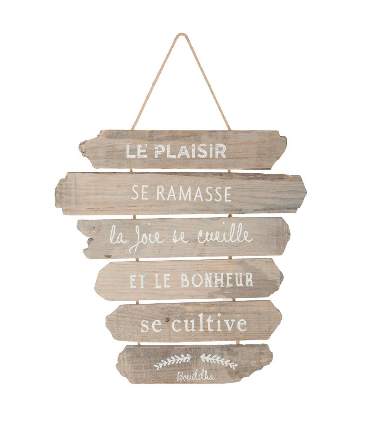 Décoration murale à suspendre avec Citations 28 x 38 cm - Imagen 1