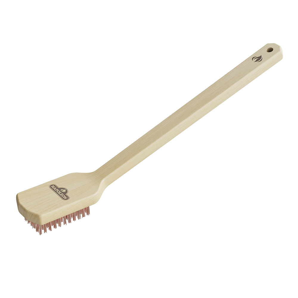 Napoleon - Brosse de barbecue Essentiel - Poils laiton - Image 1