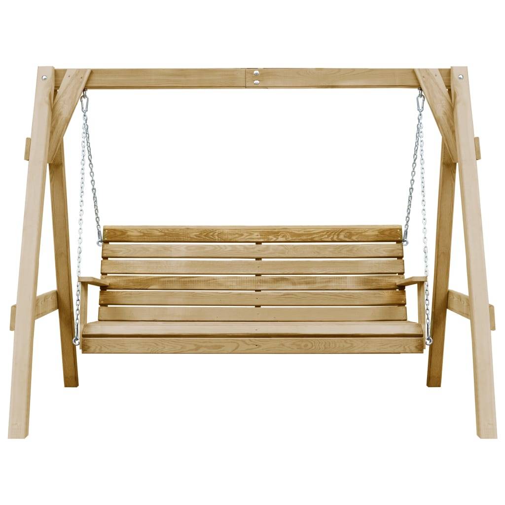 Vidaxl - Balancelle de jardin bois de pin imprégné 205x150x157 cm vidaXL 45305 - Image 2