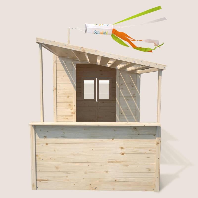 Soulet - Cabane en bois avec pergola SANTA BARBARA - Imagen 9