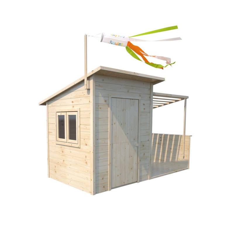 Soulet - Cabane en bois avec pergola SANTA BARBARA - Imagen 1