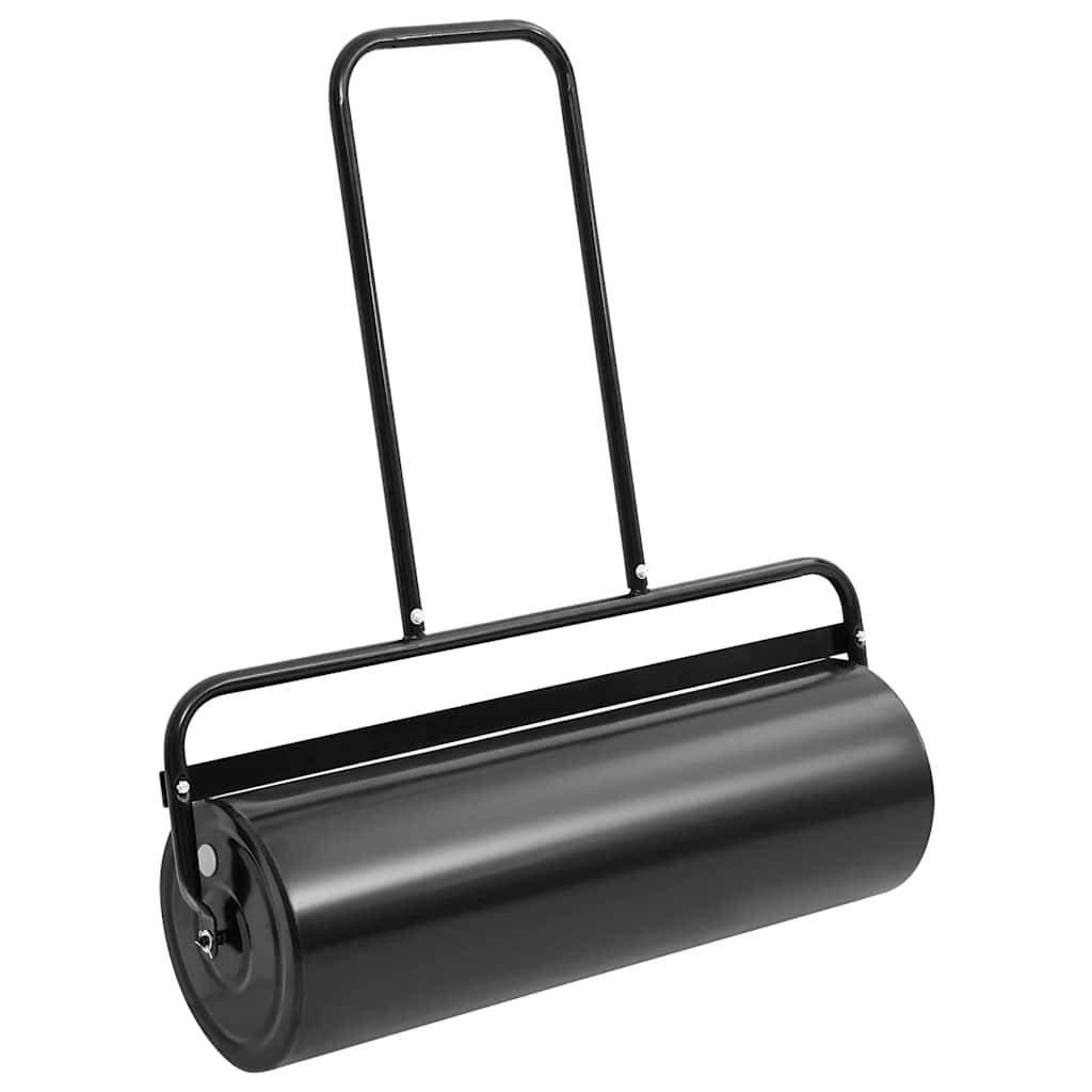 Vidaxl - Rouleau à gazon à pousser de jardin noir 63 L fer et acier vidaXL 154467