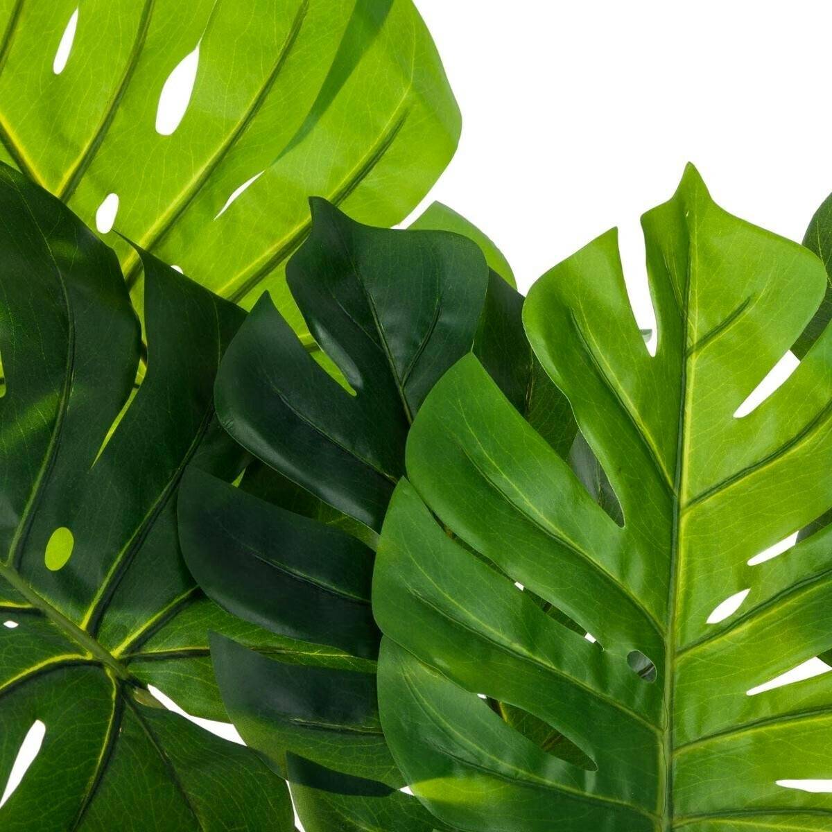 Plante Artificielle en Pot "Philodendron" 110cm Vert - Image 2