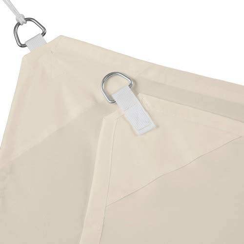 Helloshop26 - Voile d'ombrage rectangle 3 x 4 m beige - Imagen 2