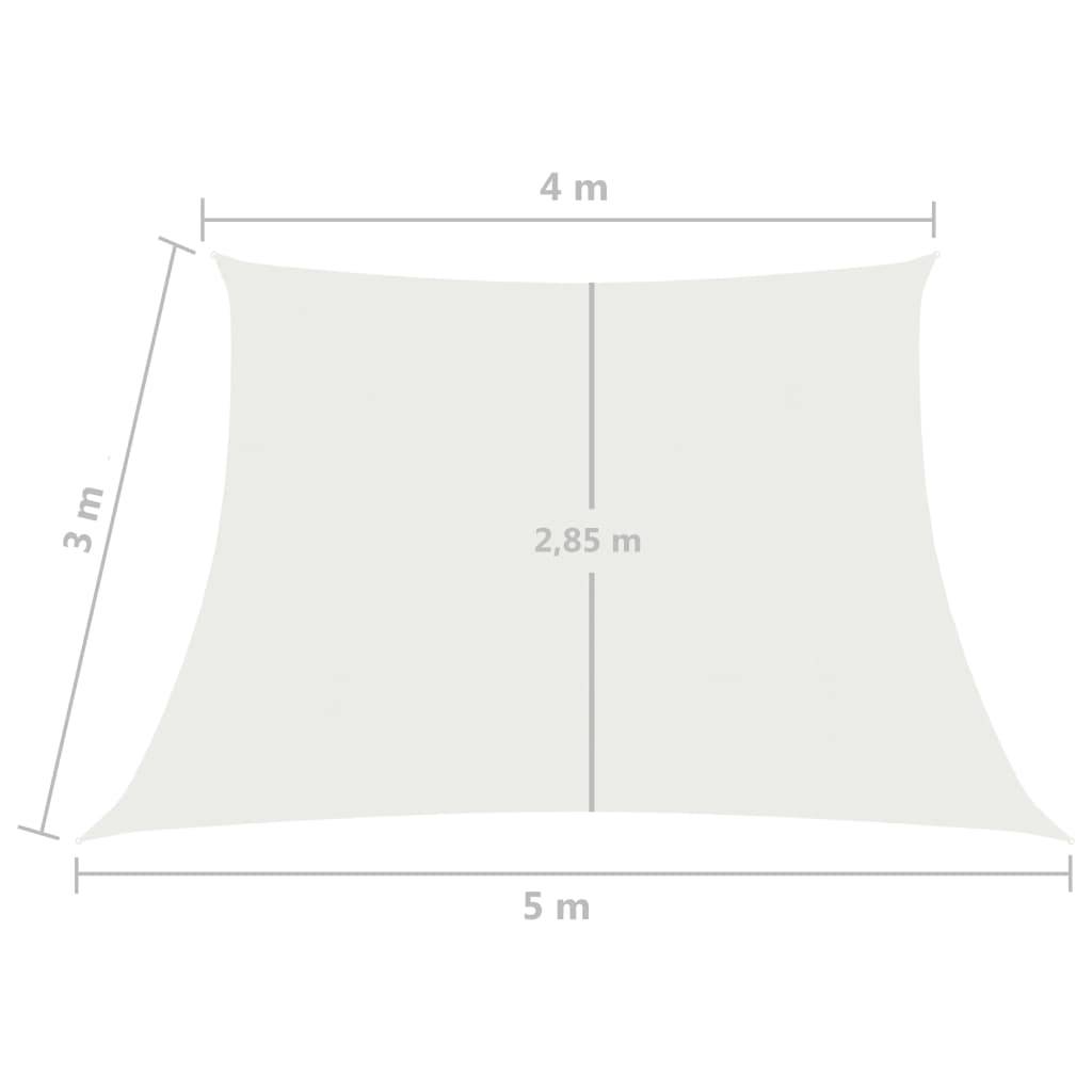 Helloshop26 - Voile toile d'ombrage parasol 160 g/m² blanc 4/5 x 3 m PEHD - Imagen 6