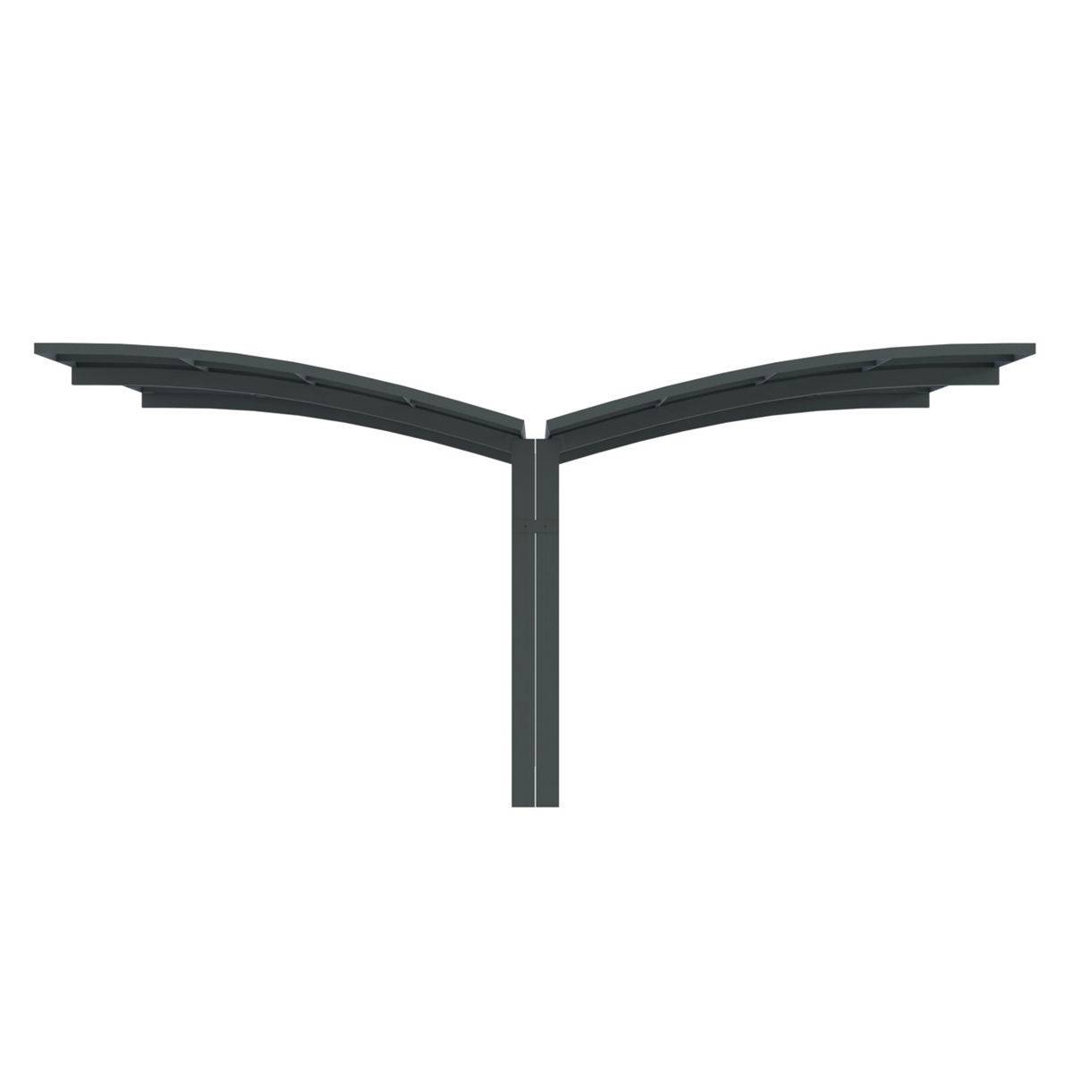 Direct Abris - Carport Aluminium Autoportant BOLTON - 500 x 600 - 2 Voiture - Toiture en Polycarbonate Traite Anti-UV - Image 5