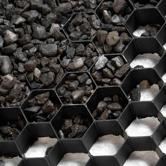 Jardinex - Stabilisateurs de graviers (palette de 35 unités soit 33,6 m²) - Noir - Jardinex - Imagen 1