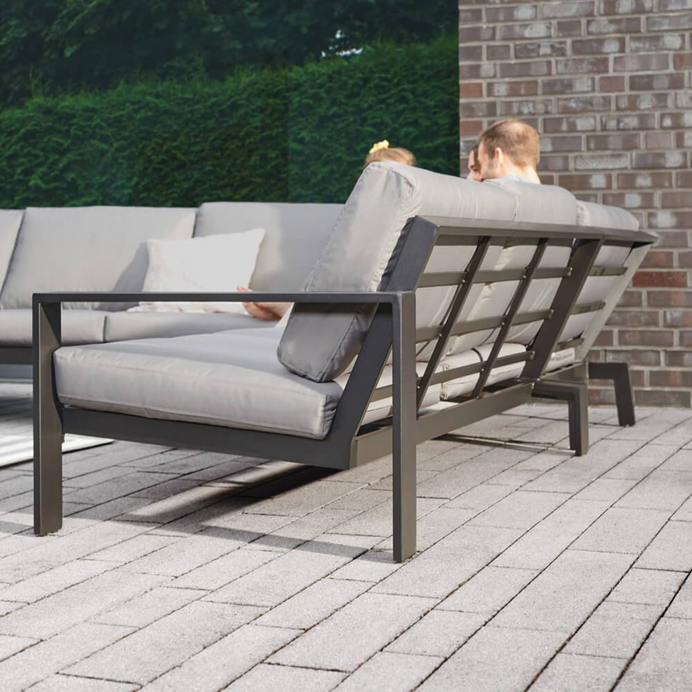 Salon de jardin aluminium HOME DELUXE RIO S - anthracite - Image 5
