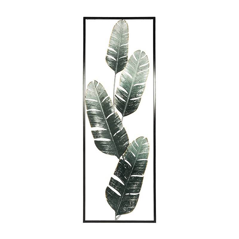 Déco murale métal bananier 31x89cm Atmosphera - Imagen 1