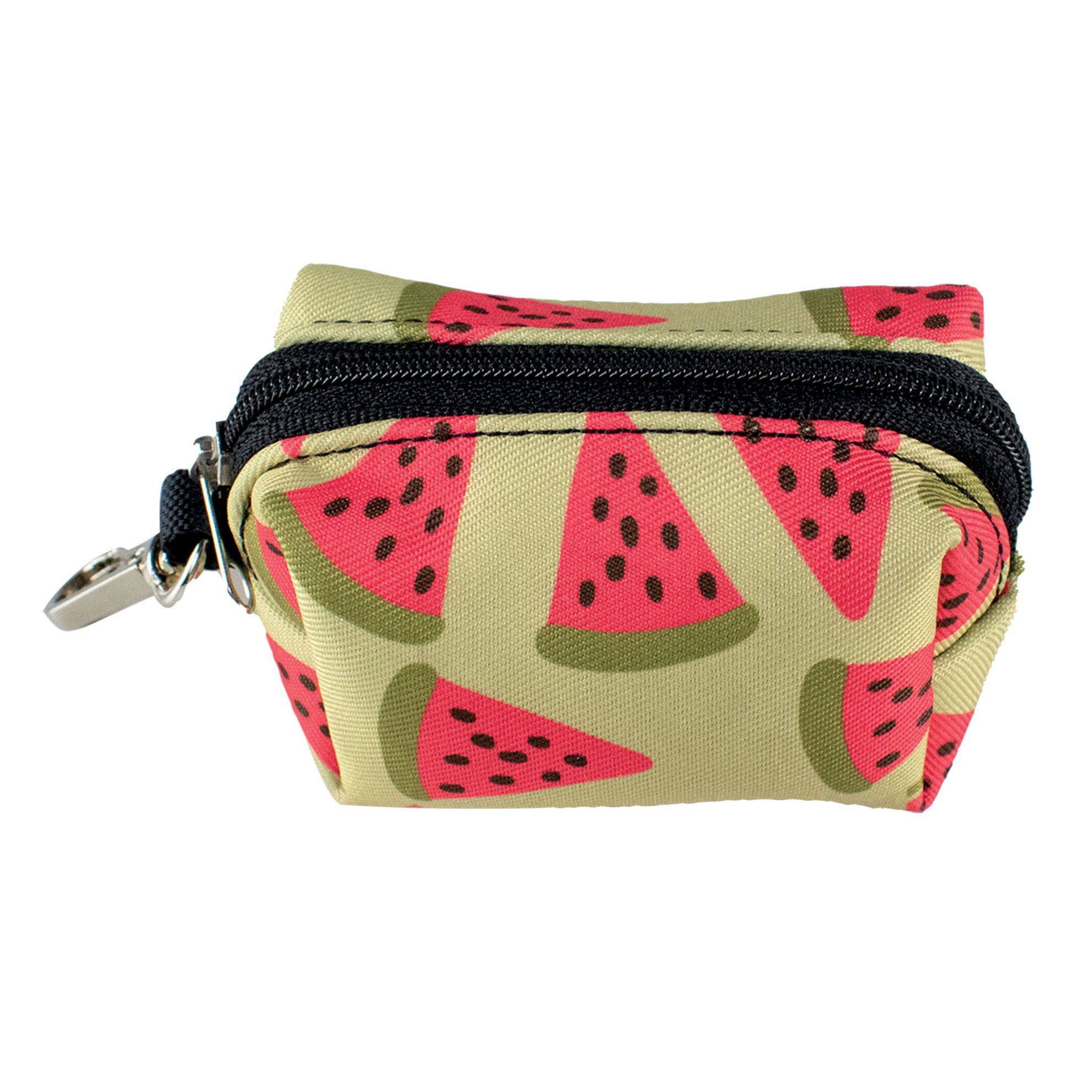 Distributeur ramasses crottes motifs Pastèques coloris : Rouge DOOGY FASHION