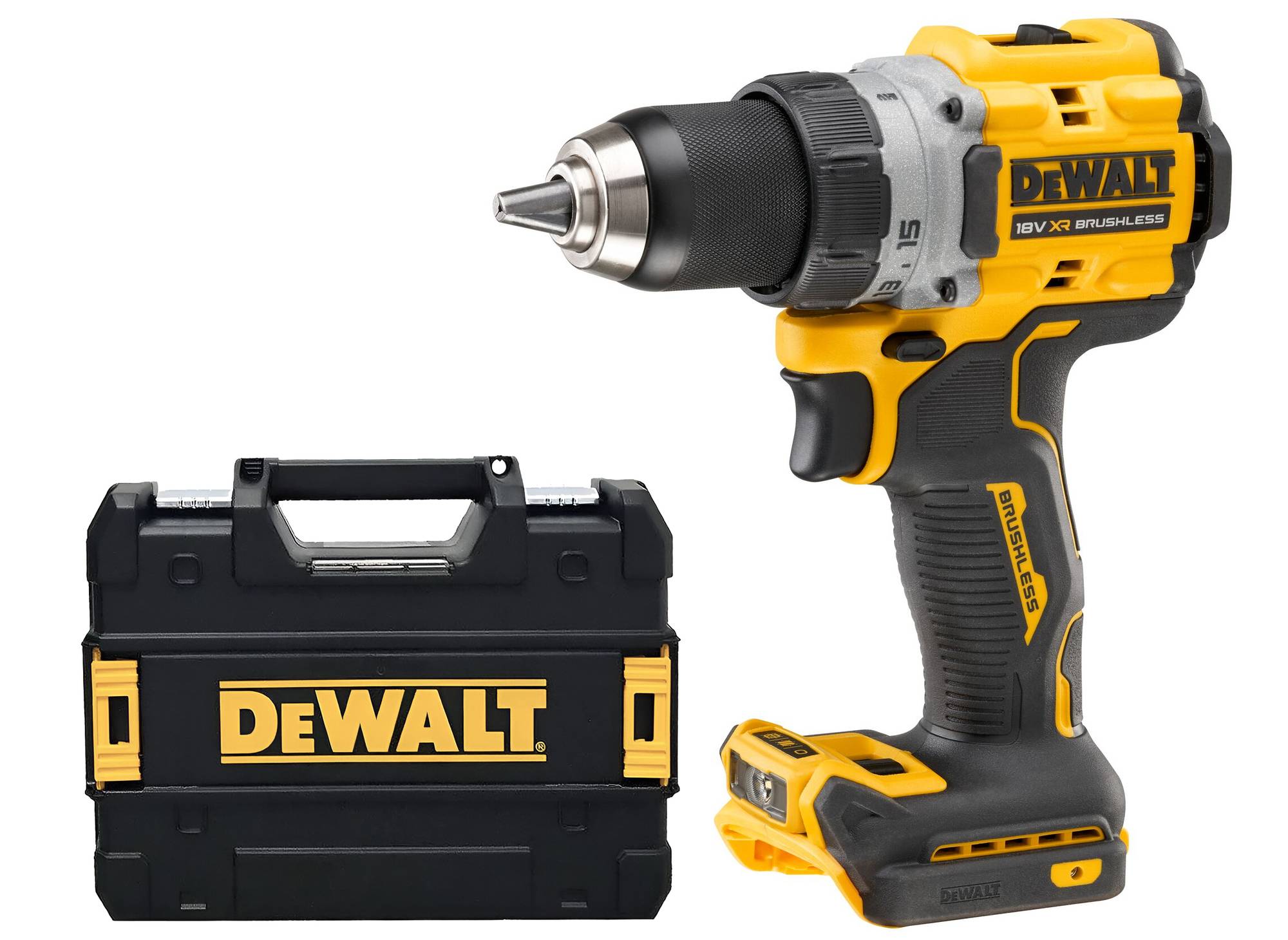 Dewalt - Perceuse visseuse 18V XR BRUSHLESS (sans batterie ni chargeur) + coffret T-STAK - DEWALT - DCD800NT-XJ - Imagen 1