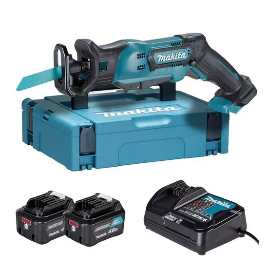 Scie sabre 10.8 V CXT - MAKITA - avec 2 batteries 12V 4.0 Ah - chargeur - MakPac - JR103DSMJ - Image 1