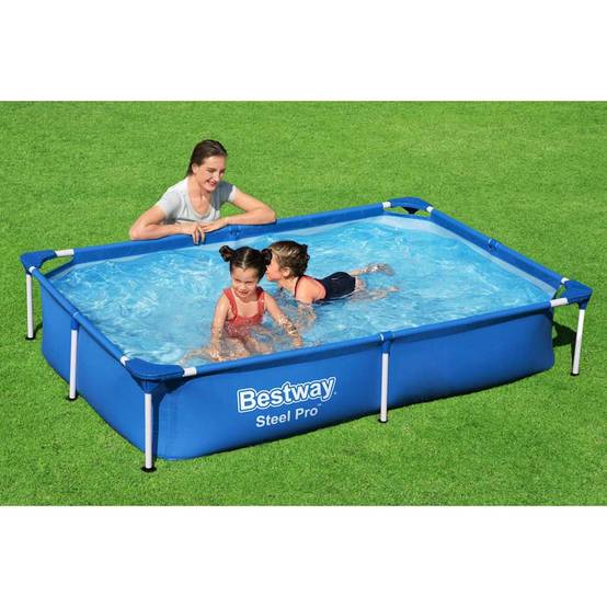 Piscine autoportante Prolenta Bleu 221 X 150 X 43 cm - P87209B - Image 1