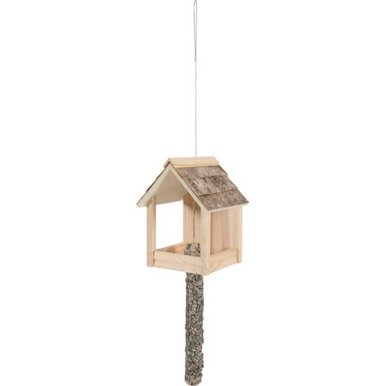 Zolux - Mangeoire Cup Castor 3 en 1 , toit en bois, pour oiseaux - Image 4