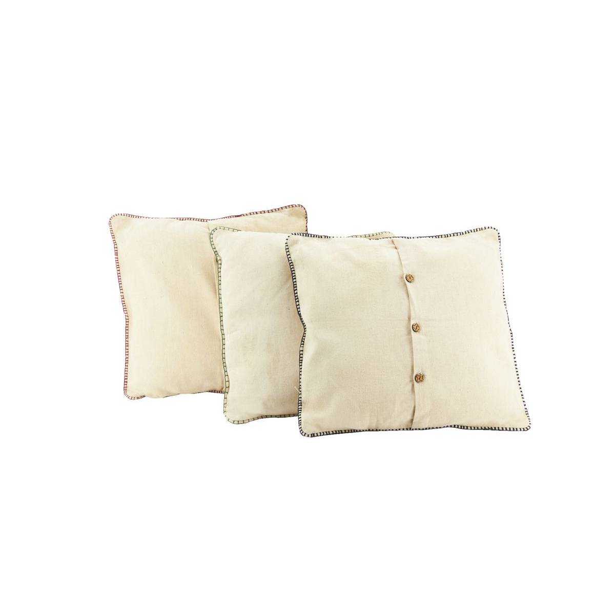Aubry Gaspard - Coussin en coton (Lot de 3) - Imagen 1