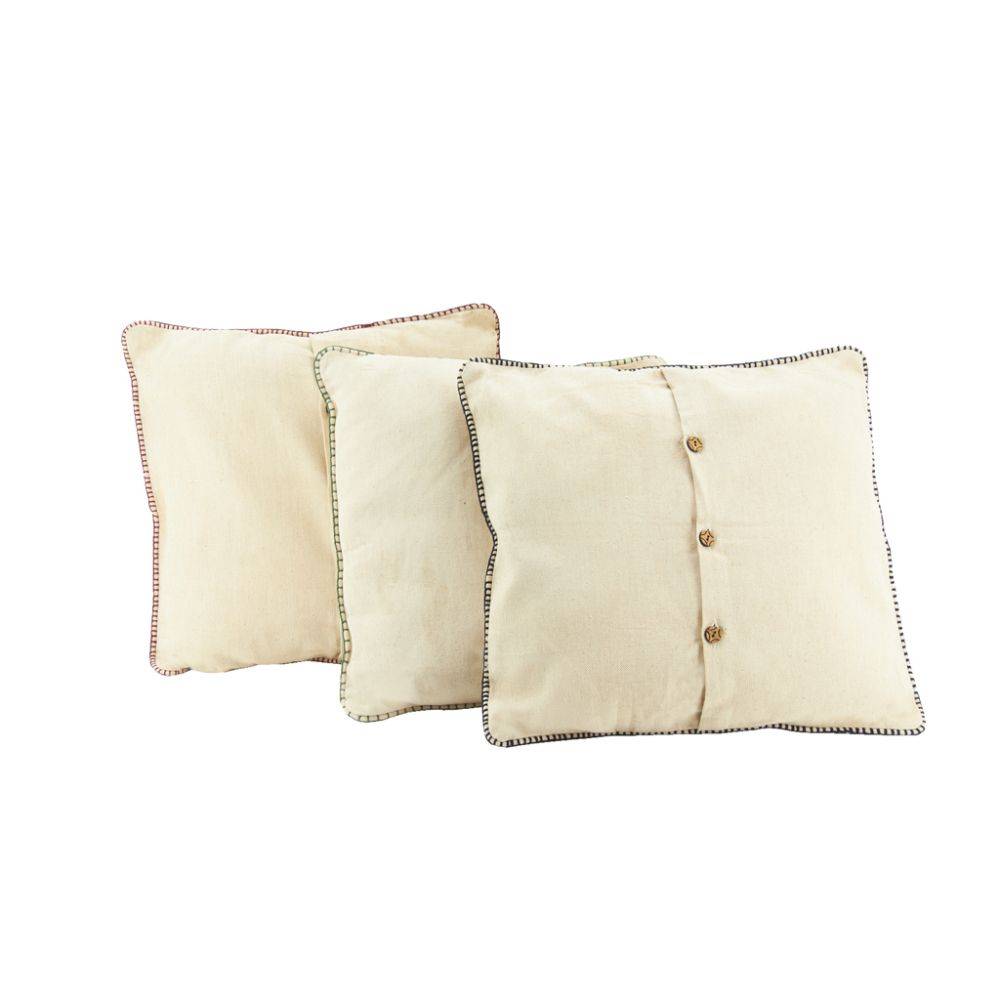 Aubry Gaspard - Coussin en coton (Lot de 3) - Imagen 2