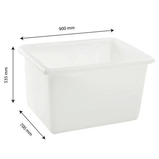 Bac Grand Volume Blanc - Gilac - - Image 2