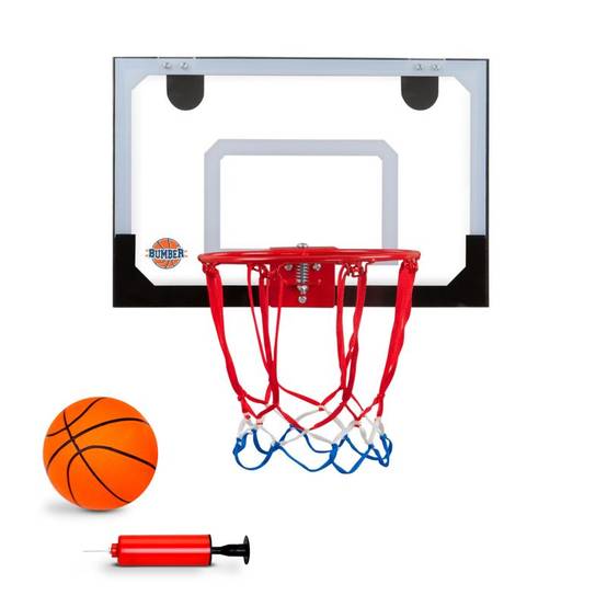 Panier de Basket de porte AUSTIN à accrocher tout inclus 1 ballon et 1 pompe BUMBER - Image 1