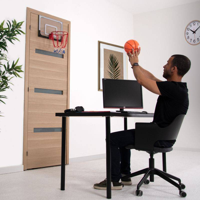 Panier de Basket de porte AUSTIN à accrocher tout inclus 1 ballon et 1 pompe BUMBER - Image 2
