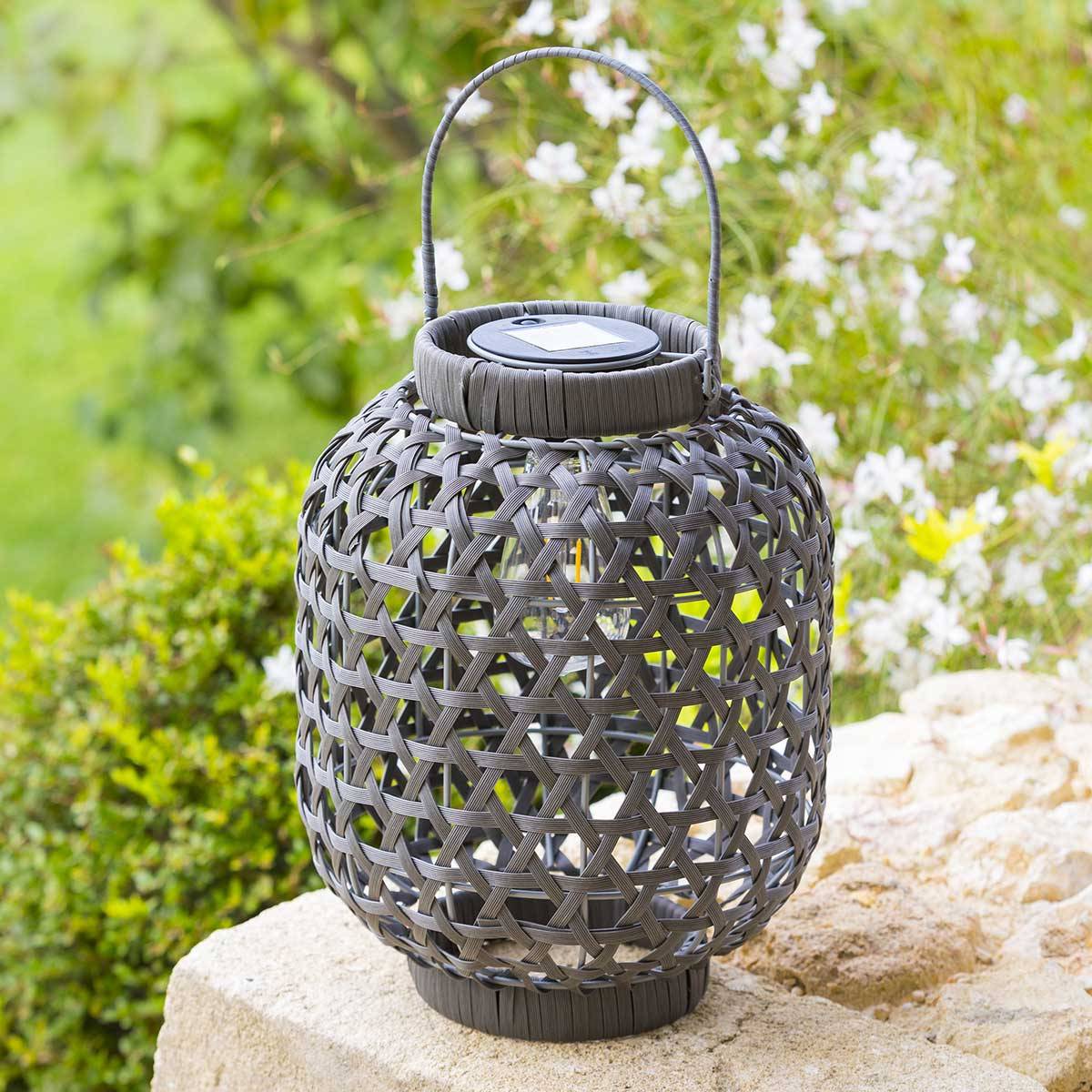 Atmosphera - Lampes à poser d'extérieur "Tola" gris H32cm - Atmosphera Créateur d'intérieur - Imagen 6